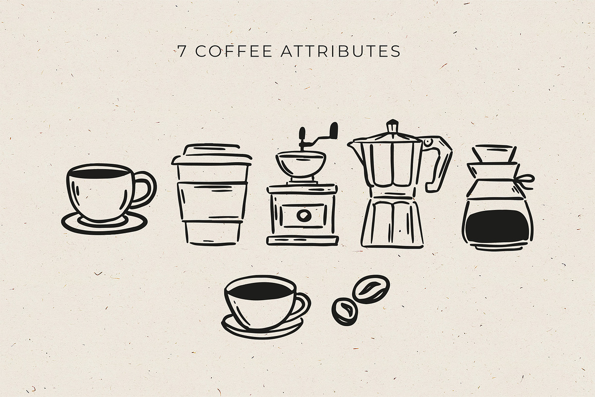 Coffee Culture Clipart, a Person Illustration by Teresa Art Store (Photo 4 of 9)