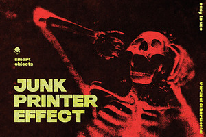 Junk Printer Photo Effect, a Brushes & More by Design Squad