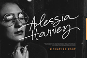 Alessia Harvey - Signature Font, a Script Font by Letterhend Studio (Thumbnail 1 of 9)