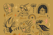 Weird Zodiac Symbols Bundle, a Decorative Illustration by Annie Konst (Thumbnail 2 of 14)