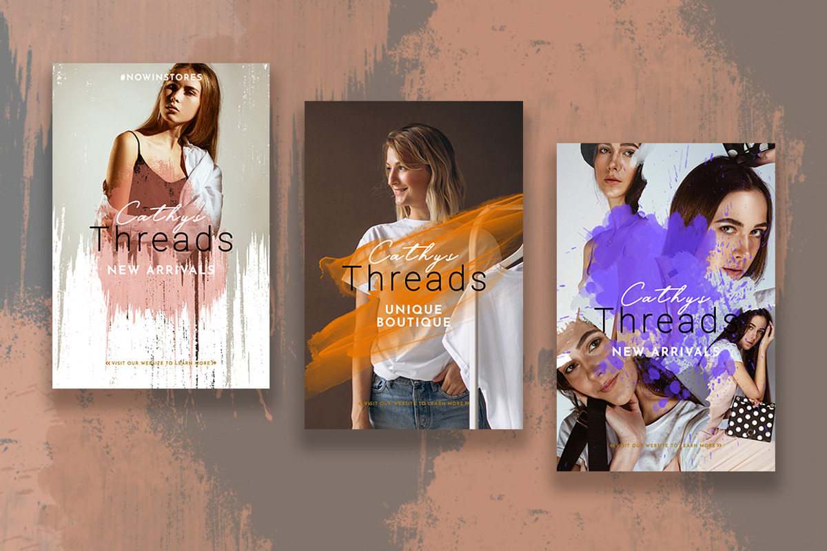 Cathy Social Media Pack, a Social Media Template by PixelHive Pro (Photo 12 of 16)