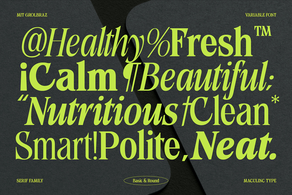 MIT Grolbraz | Variable Font, a Serif Font by Maculinc Type (Photo 11 of 16)