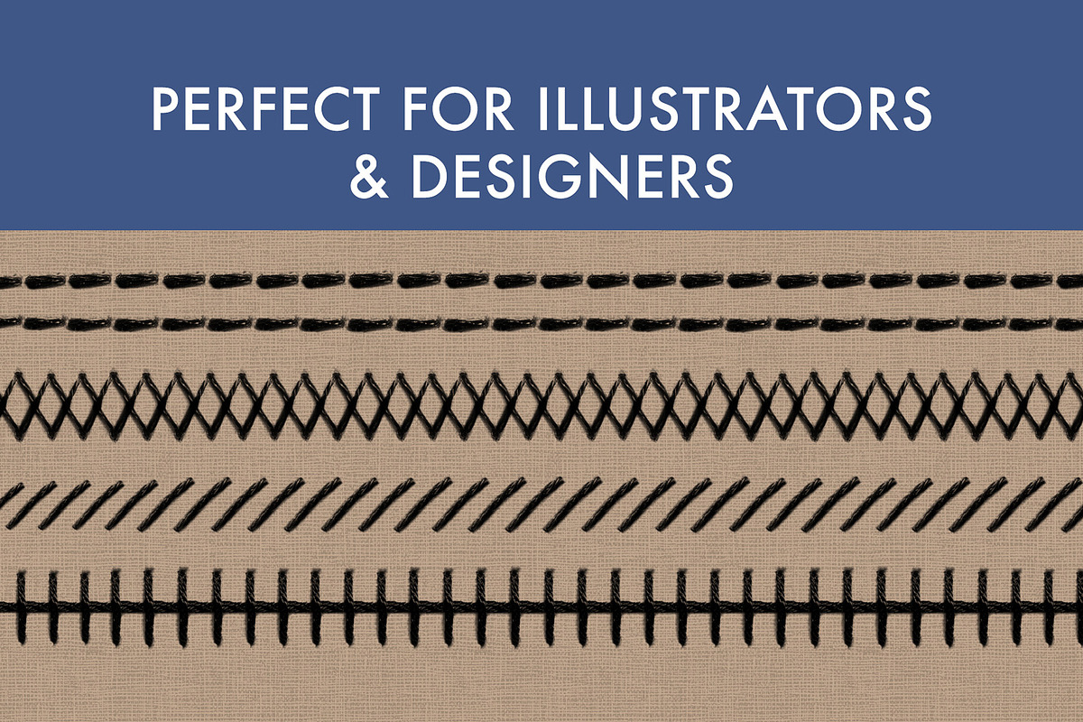 Stitches 2 Brush Set, a Brush Add-On by Zsolt Kosa Art (Photo 4 of 6)