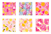Pink Lemonade Seamless Digital Paper, a Graphic by CreationArt (Thumbnail 4 of 7)
