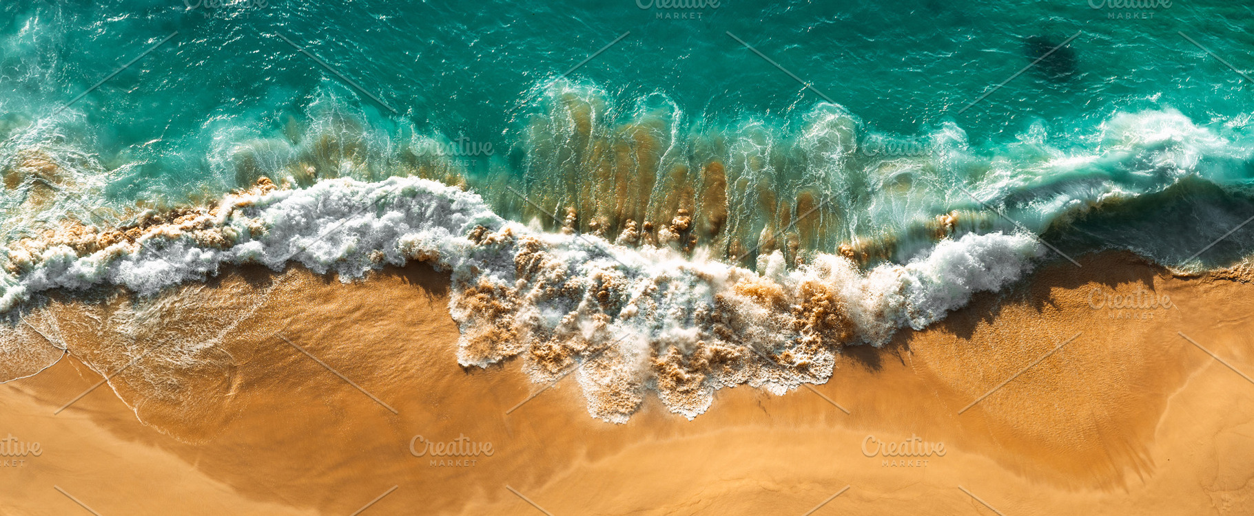 Beautiful sea wave, panorama, a Nature Photo by SOTNIKOV_MISHA