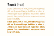 Becak - Solid & Outline Font, a Font by Weape Studio (Thumbnail 7 of 9)
