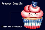 Cute 4th of July Clipart Bundle, a Seasonal Illustration by CitraGraphics (Thumbnail 6 of 6)