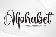 Alphabet | Script Font, a Handwritten Font by Scratchones (Thumbnail 1 of 8)