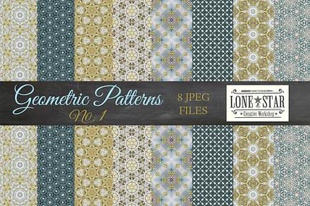 Blue & Green Pattern Collection 