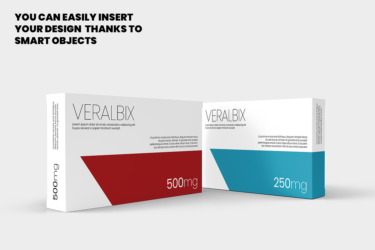 Medicine Box Mock-up v.2 - 9 Views, a Packaging Mockup by Illusiongraphic (Photo 6 of 21)