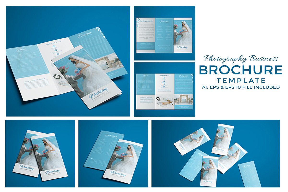 Photography Business Trifold, a Brochure Template by Design with Qurat (Photo 1 of 9)