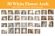 White Flower Arch Backdrops, a Background Graphic by DreamyOverlay (Thumbnail 4 of 5)