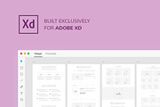 Optimum Wireframe Kit, a Wireframe Template by Kevin H. Design (Thumbnail 3 of 7)