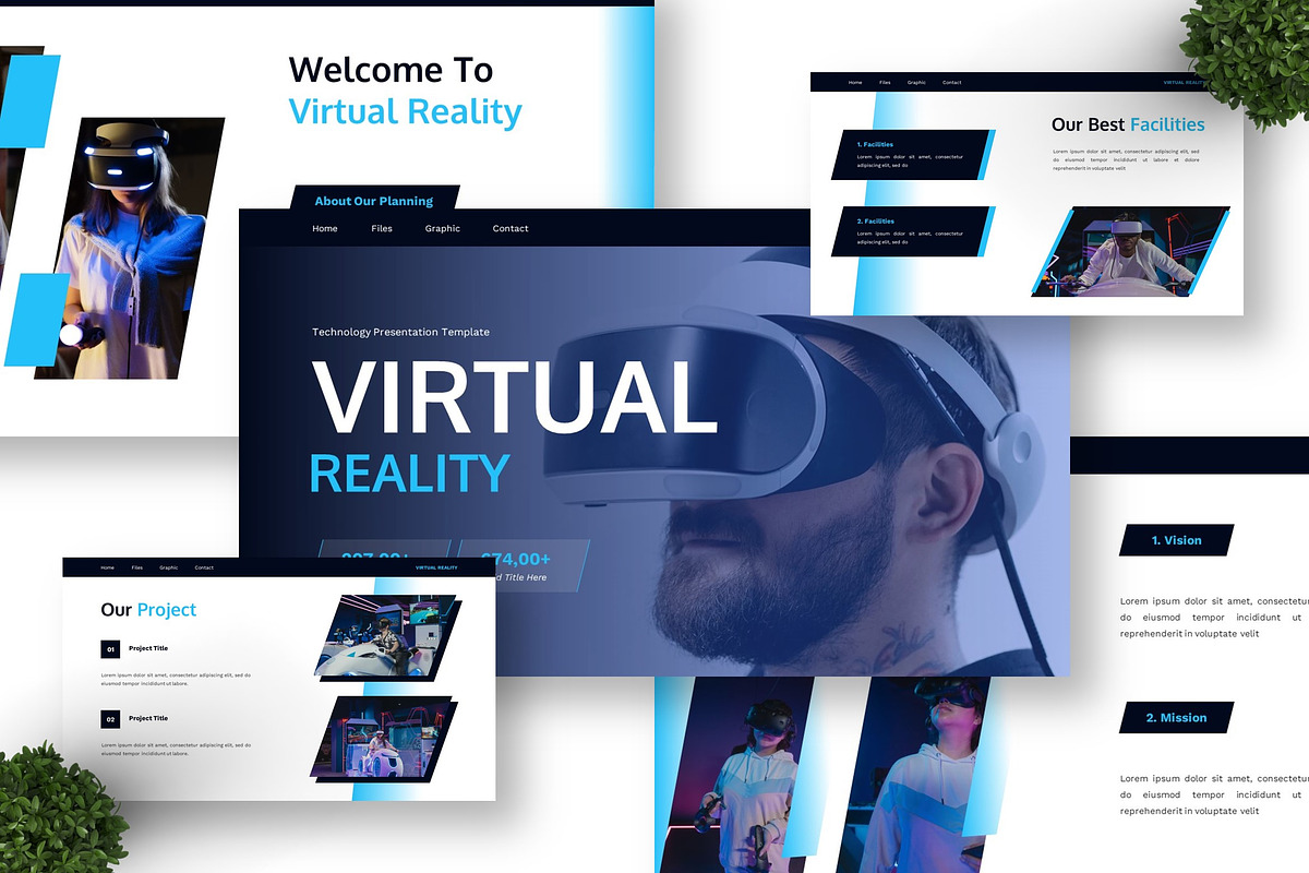 Virtual Reality - Technology Keynote, a Presentation Template by Deepslide Studio (Photo 3 of 6)