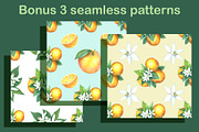 Watercolor oranges, an Illustration by Art Watercolor (Thumbnail 4 of 5)