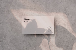 3,5x2 Inch Business Card Mockups