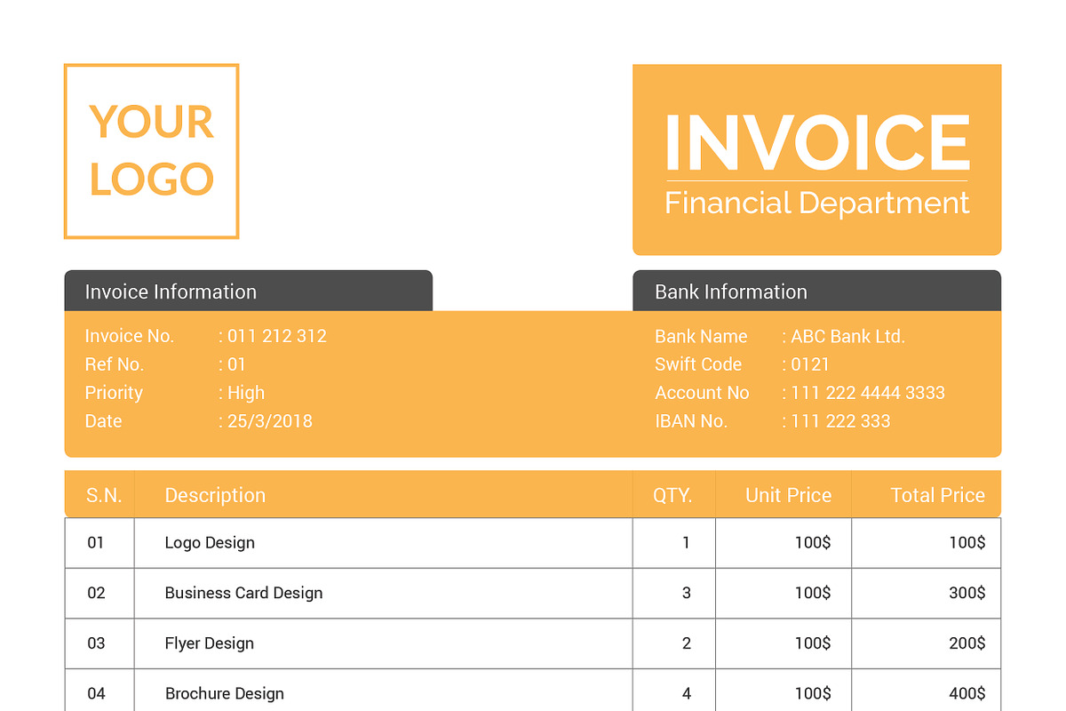 Invoice, a Stationery Template by ARP Creation (Photo 4 of 5)