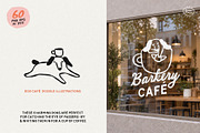 Dog & Coffee Clipart Cafe, an Animal Illustration by happpydesign (Thumbnail 7 of 11)