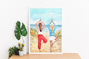 Happy Holidays watercolor set, an Illustration by JennyColorArt (Thumbnail 7 of 7)