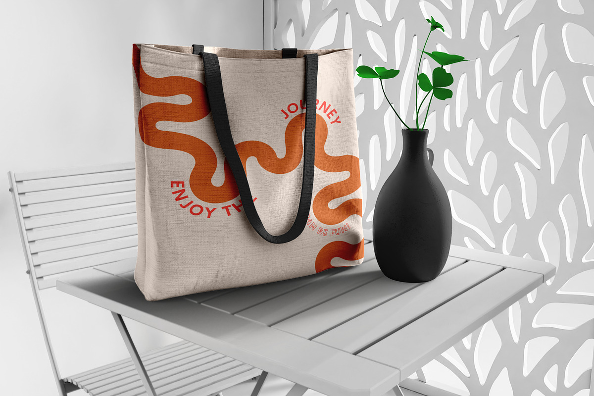 Tote Bag Mockup 3 Set Template, a Merchandise Mockup by PaperMoon (Photo 2 of 3)