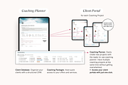 Notion Template Coaching Planner, a Stationery Template by TheCoastlineStudio (Thumbnail 2 of 10)