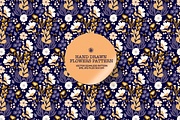 Hand Drawn Flowers Vector Pattern, a Pattern Graphic by Webvilla Studio (Thumbnail 1 of 6)