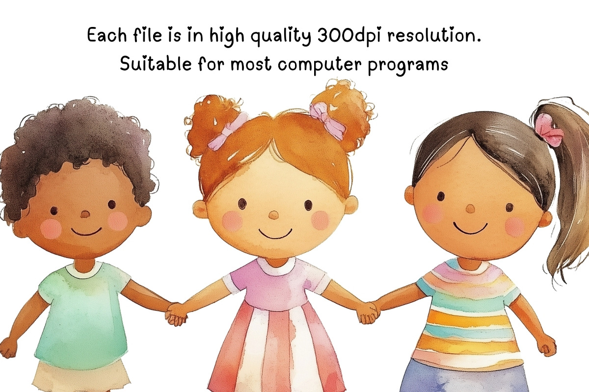 Summer Activities Kids Clipart, an Illustration by PassionPNGcreation (Photo 6 of 9)