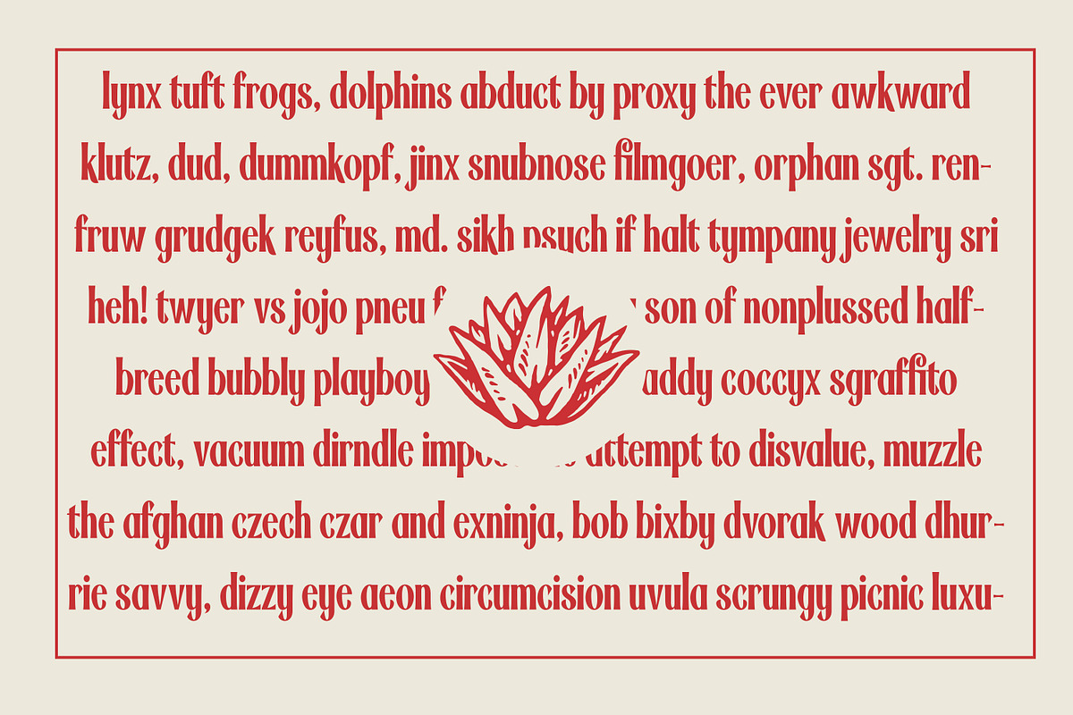 Tranquile | Vintage Display Serif, a Serif Font by Typoraith Co (Photo 4 of 11)