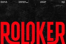 Roloker Condensed Headline Font