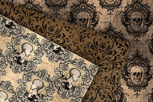 Steampunk Ephemera Digital Paper