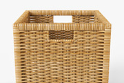 Rattan Basket Ikea Branas Natural, an Object 3D Model by Markelos (Thumbnail 2 of 10)