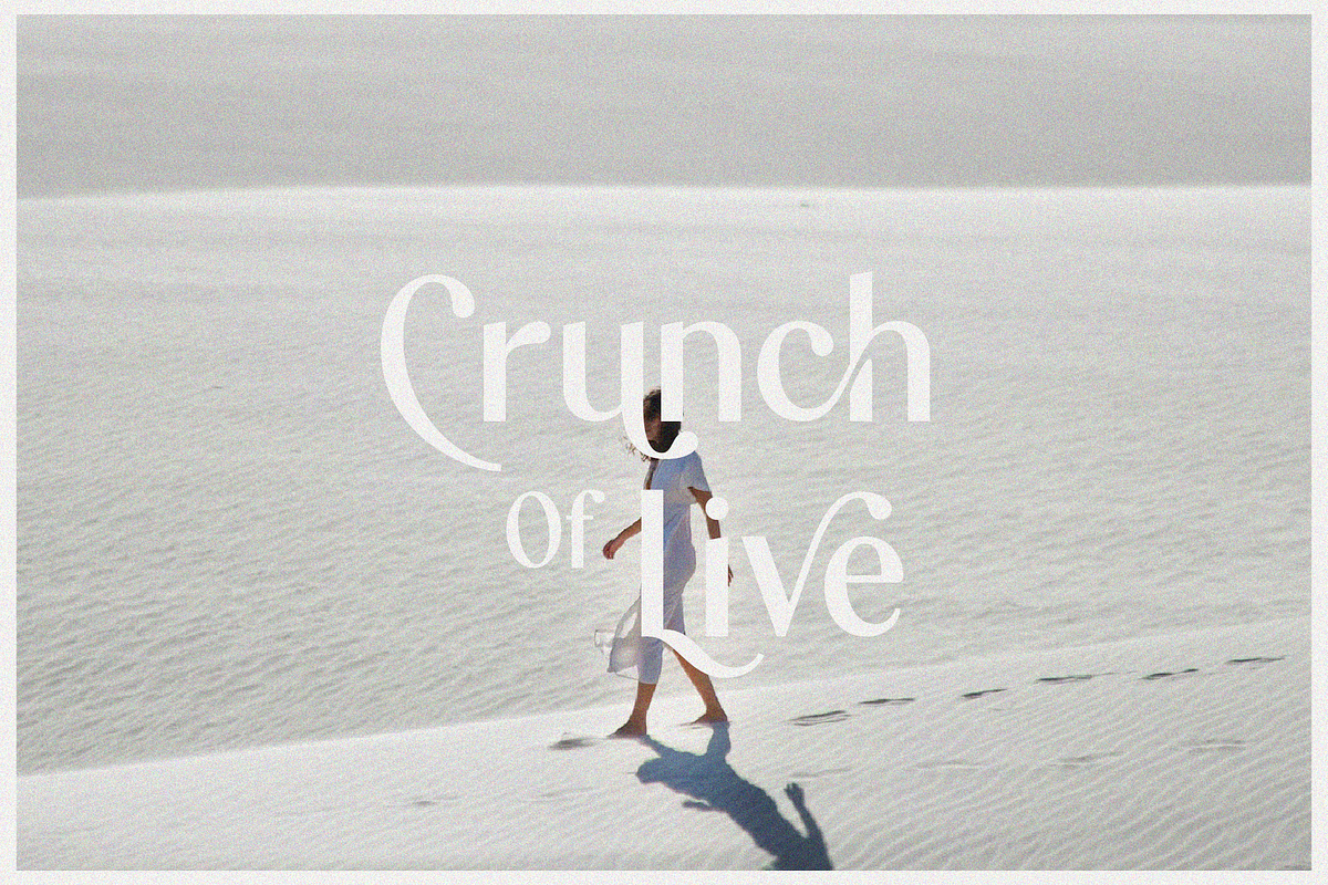 The Crunch - Elegant Sans Serif Font, a Sans Serif Font by Pen Culture (Photo 10 of 10)