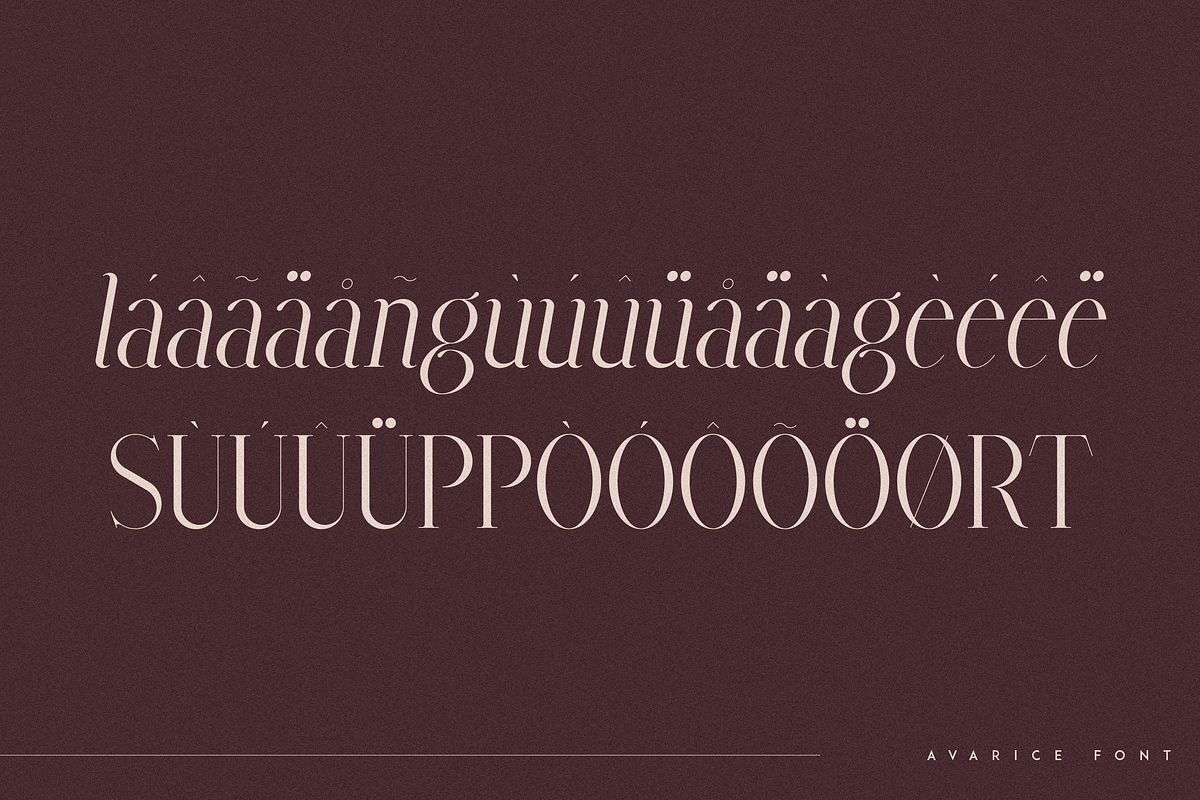 Avarice - serif typeface | 4 fonts, a Serif Font by Only Fonts (Photo 9 of 10)