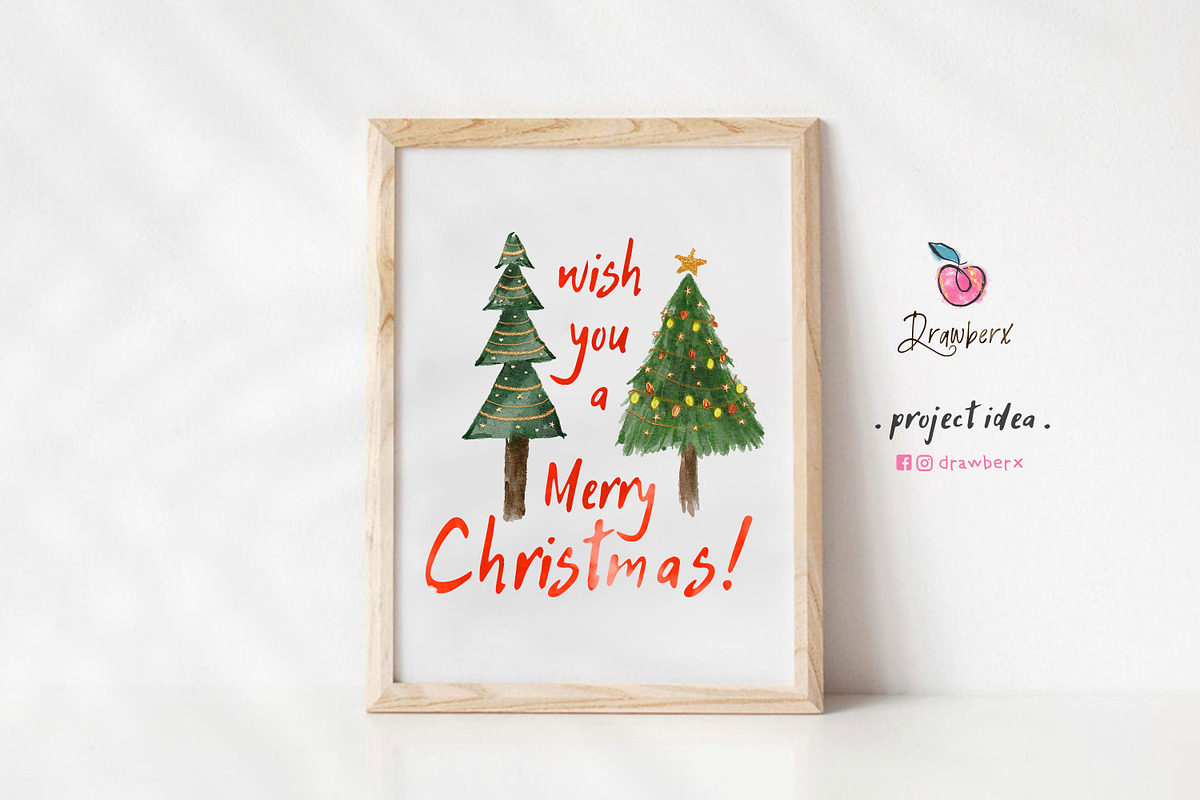 Christmas Tree illustration, png 143, an Illustration by Drawberx (Photo 8 of 9)