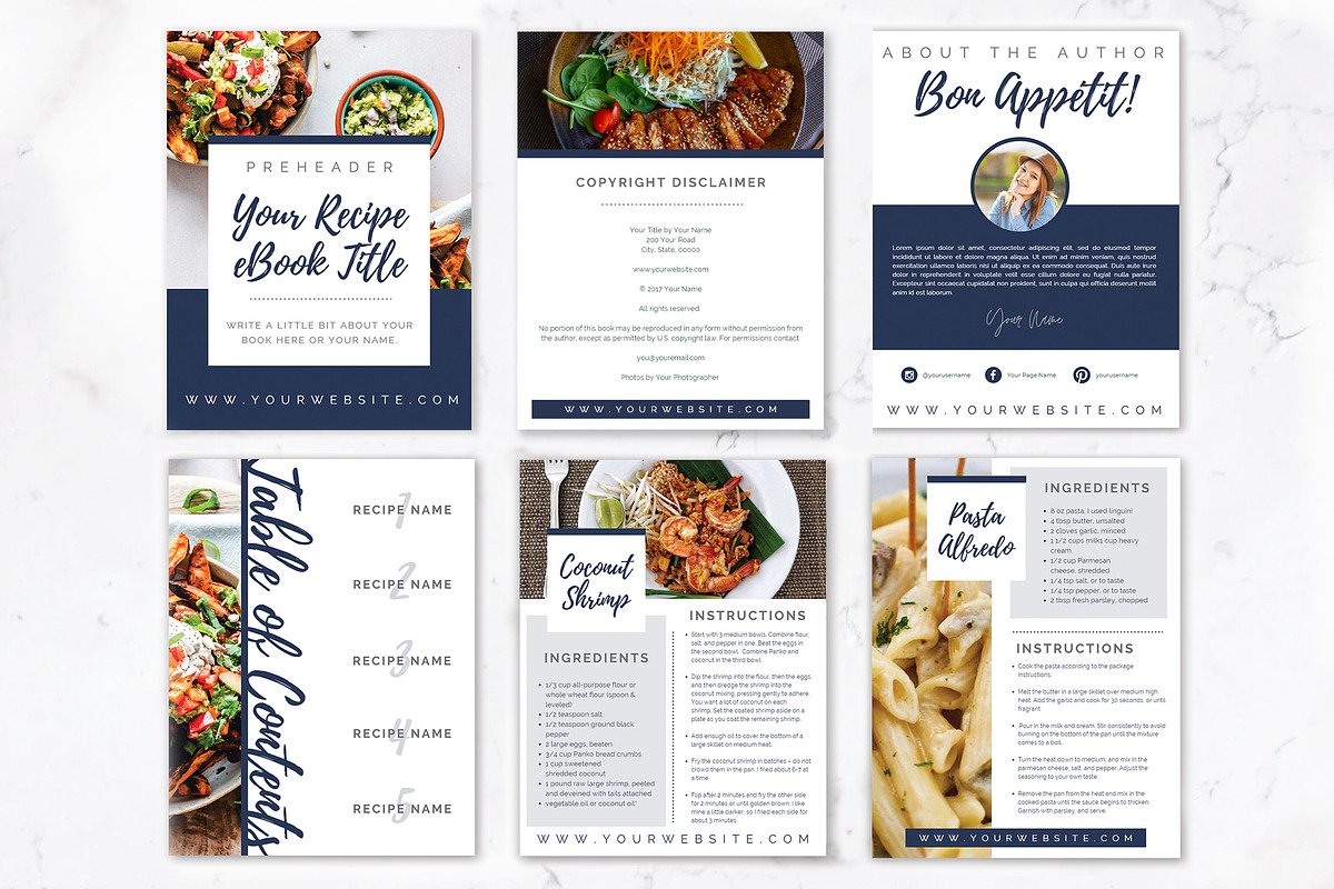 Recipe eBook Template for Canva, a Magazine Template by Thirty One Palms Studio (Photo 5 of 8)