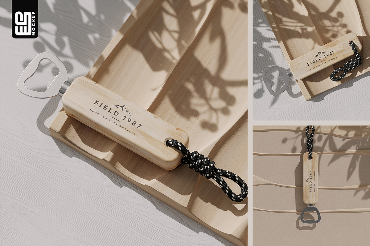 Bottle Opener with Rope Mockup, an Advertising Mockup by SD Mockup (Photo 1 of 4)