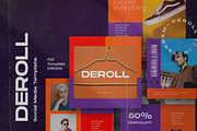 DEROLL - Social media Pack, a Social Media Template by Dirtytemp Studio (Thumbnail 13 of 13)