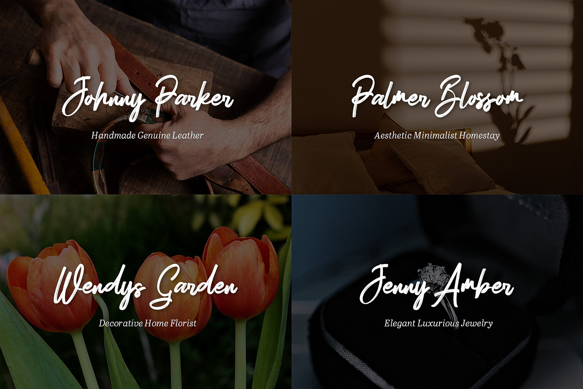 Bestienya Yulistiani - Brush Script, a Script Font by Variatype (Photo 3 of 8)
