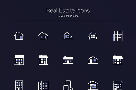Real Estate Icons