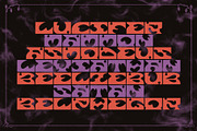 JWV - FLAUROS - Psych display font, a Sans Serif Font by Jordan Warren Visuals (Thumbnail 5 of 8)