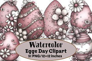 Egge Day Clipart, an Illustration by Design Market
