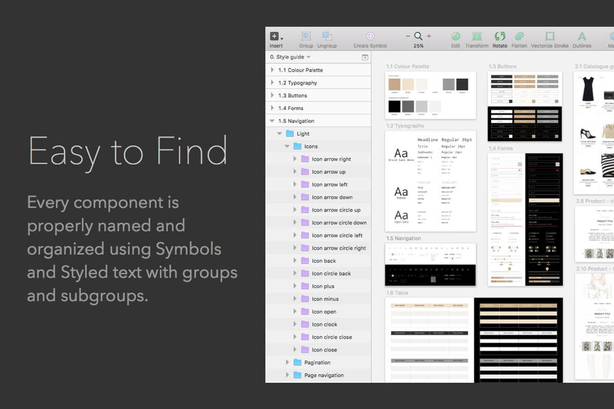4Boutique Ecommerce UI KIT Sketch, an UI Kit Template by 4EB Studio (Photo 5 of 10)
