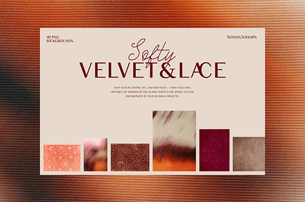 Softy Velvet & Lace – backgrounds