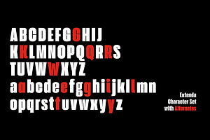 Extenda - 12 Fonts