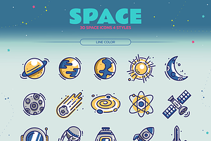 Space 30 Icons