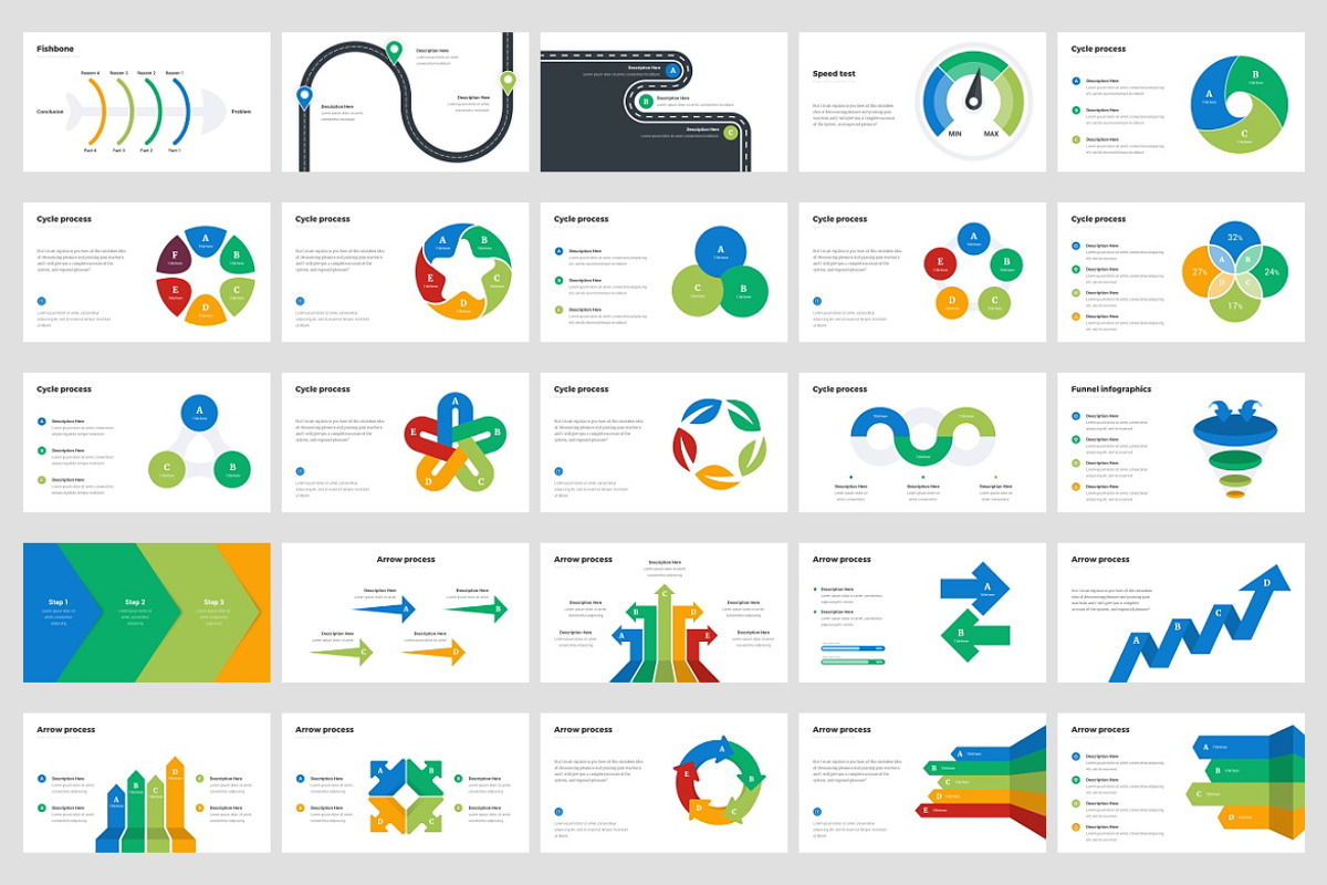 Infographics v.1, a Presentation Template by Presentation Templates (Photo 2 of 4)