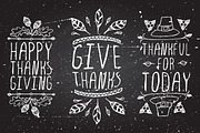 Thanksgiving - handdrawn elements, an Illustration by AV Design (Thumbnail 4 of 4)