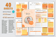 Self Care Help Planner Canva, a Stationery Template by MNT-Creator (Thumbnail 1 of 8)