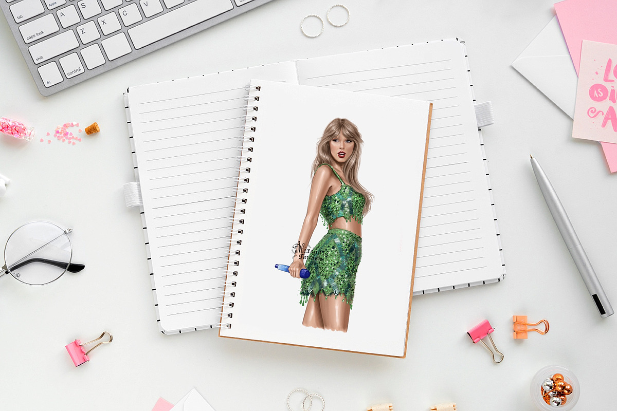 Taylor Swift Illustration, a Person Illustration by BigArtLab (Photo 2 of 3)