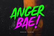 Anger Bae Font | Regular and Slanted, a Font by 160 Studio (Thumbnail 1 of 7)